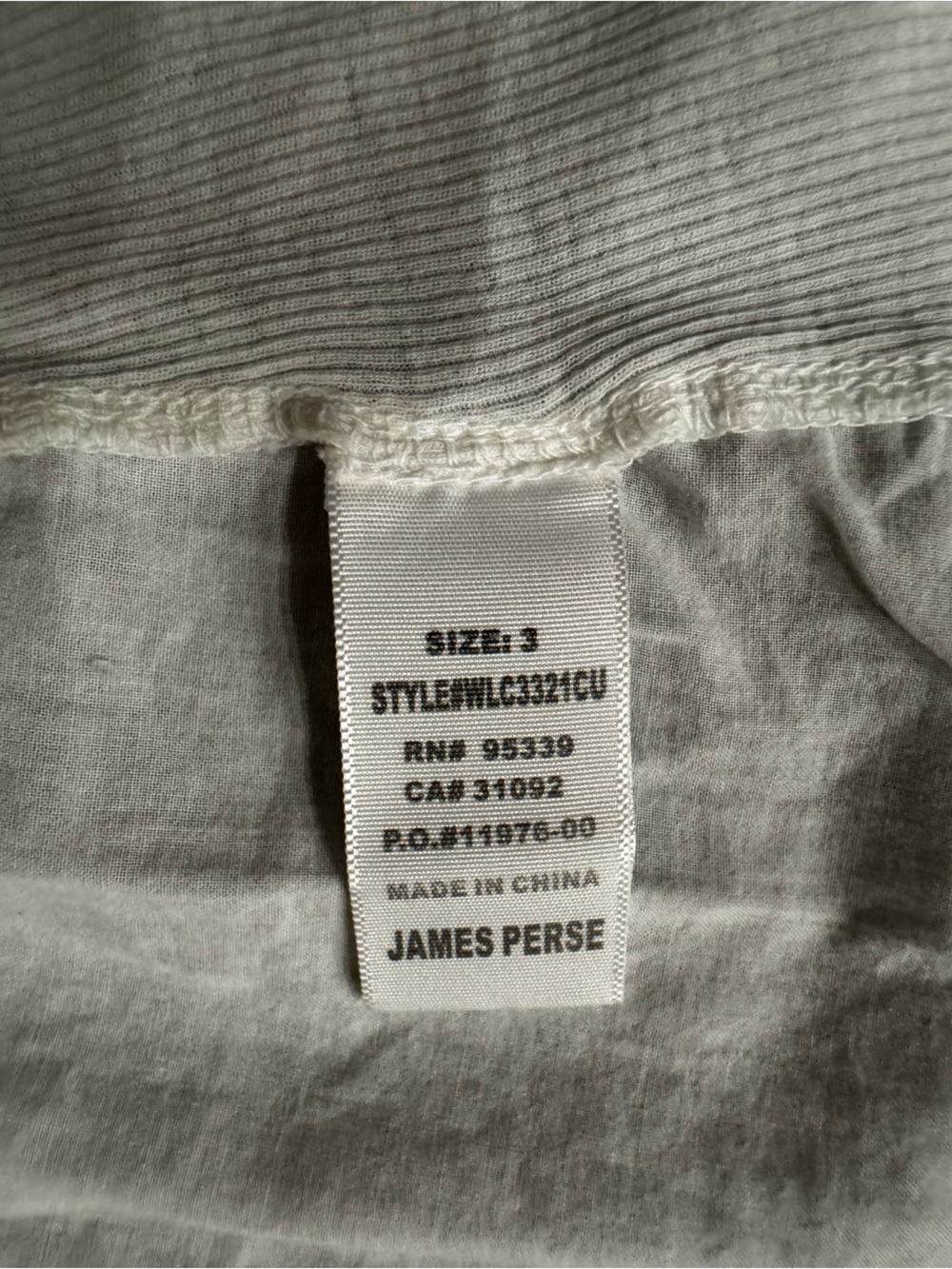 James Perse size L (3) sheer slub side panel button down shirt minimalist basic - Picture 7 of 11